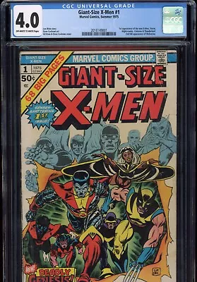 Buy Giant-Size X-Men #1 CGC 4. OW/W 1st App New Team Iconic Cover Art 1975 Marvel • 1,792.46£