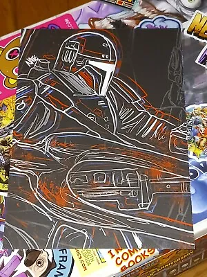 Buy The Mandalorian Star Wars 5 X 7 Art Print Nate Johnson ComicTom101 MMC 2022 • 6.75£