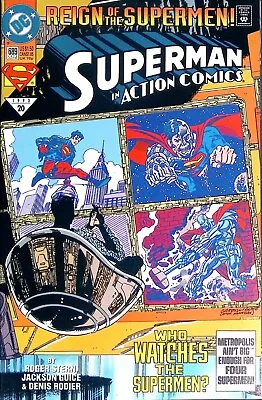 Buy Action Comics #689 - Resurrection Of Superman - 1st Black Suit - High Grade! • 3.96£