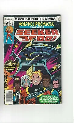 Buy Marvel Comics Marvel Premiere Featuring Seeker 3000 Vol. 1 No. 41 April 1978   • 4.49£
