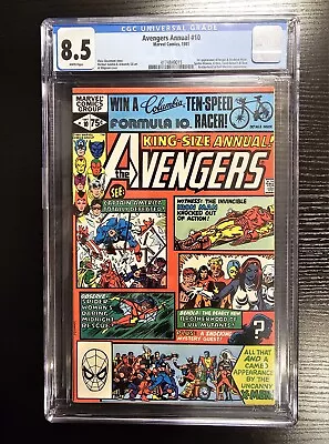 Buy Avengers Annual #10 CGC 8.5 WHITE Pages 1st App Of Rogue  • 79.95£