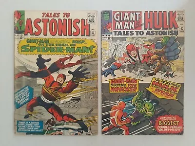 Buy Tales To Astonish 57 Spiderman, 63 The Leader Marvel Comics  • 155.91£