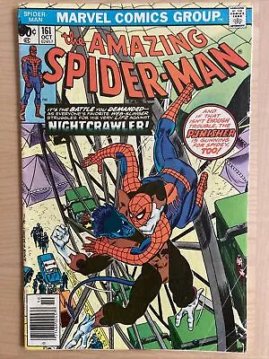 Buy The Amazing Spider-Man #161  October 1976 Nightcrawler & Punisher Appearances • 27.49£