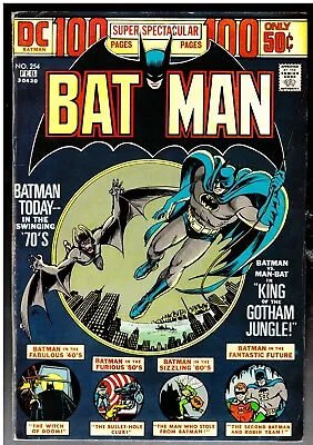 Buy Batman #254 Dc Comics 1974 7.0 Fn/vf Nick Cardy Cover Cgc It! • 16.76£