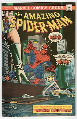 Buy Amazing Spider-Man 144 Marvel Comics 1975 1st Full Gwen Stacy Clone • 10.25£