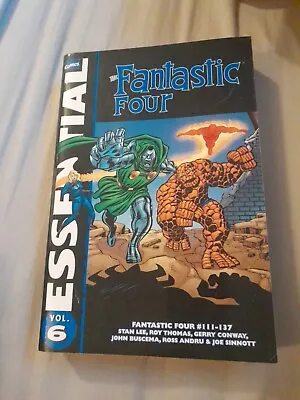 Buy Essential Fantastic Four Vol. 6 Volume 6 Classic Marvel Comics Stan Lee #111-137 • 12.50£