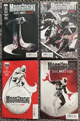 Buy MOON KNIGHT: BLACK, WHITE & BLOOD (2022/23) 1-4.  Complete Mini Series. Bagged. • 10£