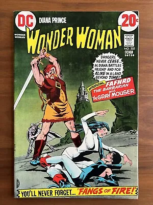 Buy Wonder Woman # 202  1972 - 1st Appearance  Fafhrd & Grey Mouser VF+ • 31.59£
