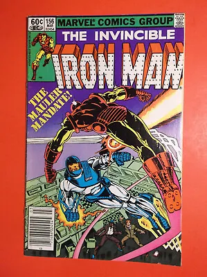 Buy IRON MAN # 156 - VG/F 5.0 - 1982 NEWSSTAND - 1st APP OF NEW MAULER - KEY • 5.16£