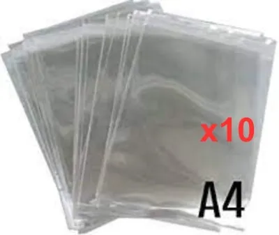 Buy Comic Bags A4 2000AD Magazine Large Polythene Sleeves X10 • 1.99£