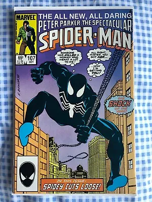 Buy Peter Parker Spectacular Spider-Man 107 (1985) 1st App Sin Eater. Death Jean DeW • 14.99£