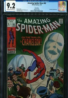 Buy The Amazing Spider-Man #80 CGC 9.2 UK Price Variant  Marvel Comics 1/70 • 1,200£