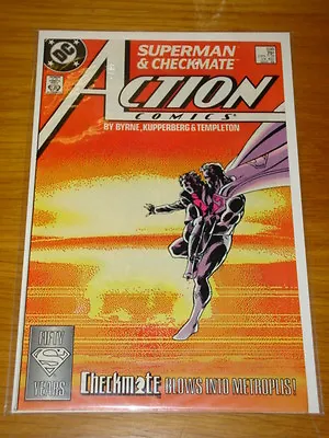 Buy Action Comics #598 Dc Near Mint Intro Checkmate March 1988 • 11.99£