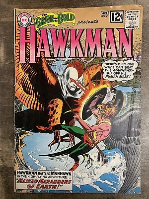 Buy The Brave And The Bold #43 (DC, 1962) 1st Manhawks Origin Hawkman GD- • 71.96£