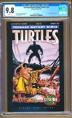 Buy Teenage Mutant Ninja Turtles #55 (1993) CGC 9.8  WP Laird  City At War  Part 6 • 103.93£