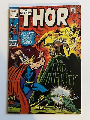 Buy Marvel Comics: The Mighty Thor #188 The End Of Infinity! • 15£