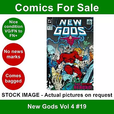 Buy DC New Gods Vol 4 #19 Comic - VG/FN+ 01 August 1990 • 3.99£