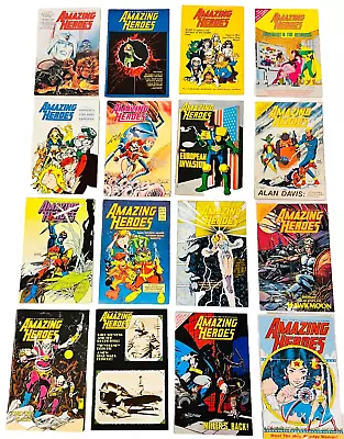 Buy Lot Of 38 Amazing Heroes #23-183 Magazines Run Fantagraphics 1983-1990  Fn+ • 96.07£