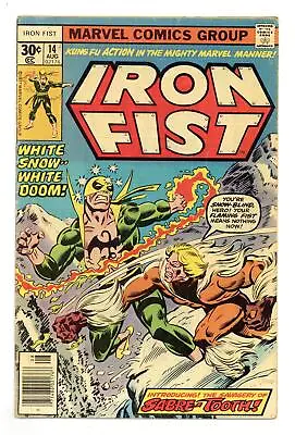 Buy Iron Fist #14 VG- 3.5 1977 1st App. Sabretooth • 190.67£