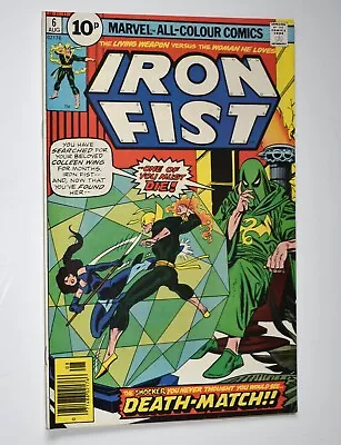 Buy IRON FIST Issue #6 UK Marvel Comics UK August 1976 Claremont Byrne Very Fine • 2.49£