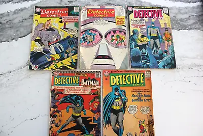 Buy 1960-66 DETECTIVE COMICS Lot Of 5: #315 324 328 330 354 BATMAN Silver Age DC • 55.18£