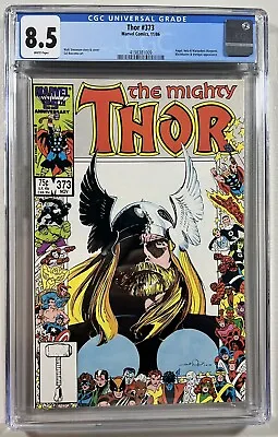Buy Thor 373 (Marvel, 1986)  CGC 8.5 WP  **25th Anniversary Cover** • 31.79£