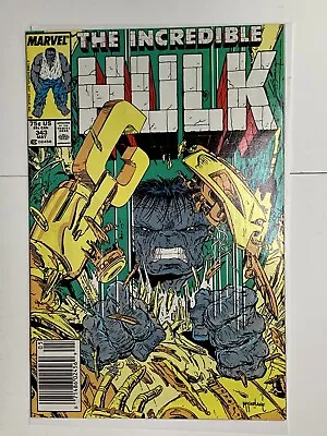 Buy Hulk 343 VF/NM Newsstand McFarlane 1988 • 16.08£