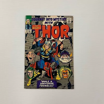 Buy Journey Into Mystery With The Mighty Thor #123 1965 VF Cent Copy  • 100£