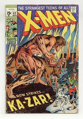 Buy Uncanny X-Men #62 GD 2.0 1969 • 41.95£