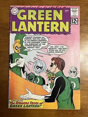 Buy Green Lantern #11, DC Comics 1962 F/VF Off White/yellow Pages • 47.94£
