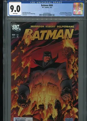 Buy Batman #666  (1st Damian Wayne As Batman)   CGC 9.0  WP • 55.37£