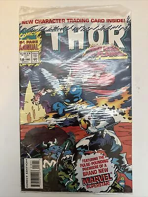 Buy Thor Annual #18 Polybagged With Trading Card Marvel Comics (1993) • 7.16£