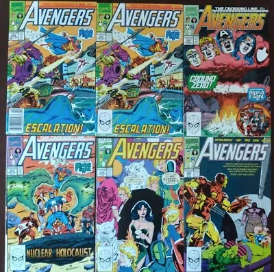 Buy  Avengers #322 #322 #323 #324 #325 #326 Marvel 1990 Comic Books • 12.62£