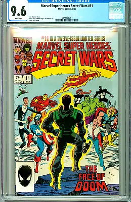 Buy MARVEL SUPER-HEROES SECRET WARS 11 CGC 9.6 WP New NonCirculated Case MARVEL 1985 • 54.79£