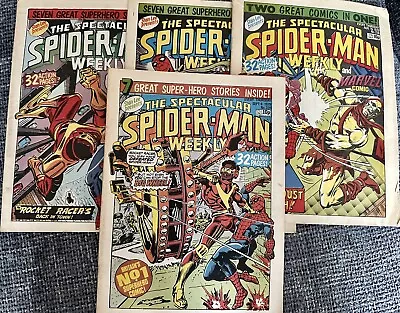 Buy The Spectacular Spider-Man Weekly Vintage UK Comic 4Issue 336-339 Job Lot Marvel • 2.99£
