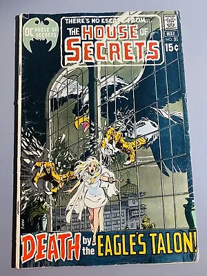 Buy HOUSE OF SECRETS #91 - DC, 1971 - NEAL ADAMS COVER WALLY WOOD 1st Print • 10.64£