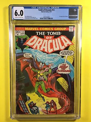 Buy Tomb Of Dracula #12 2nd Appearance Of Blade CGC 6.0 Marvel 1973 • 96.41£