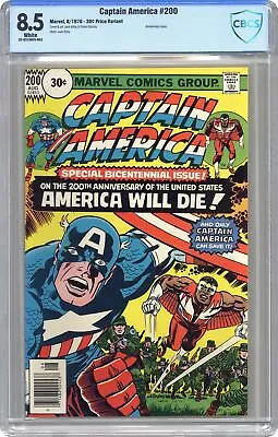 Buy Captain America 30 Cent Variant #200 CBCS 8.5 1976 22-03106F5-003 • 145.85£