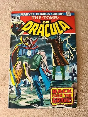 Buy Marvel Comics Group The Tomb Of Dracula (1972) #16 Gil Kane Gene Colan Art • 90£