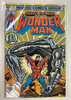 Buy Marvel Premiere #55 Newsstand Wonder Man 5.0 (1980) • 19.19£