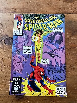 Buy SPECTACULAR SPIDER-MAN #176 NM 1st App CORONA 1991 MARVEL COMICS Comb Shipping / • 4.79£