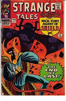 Buy STRANGE TALES #146, FIRST A.I.M., PENCE VARIANT, GD/VG, Marvel Comics (1966) • 19.95£