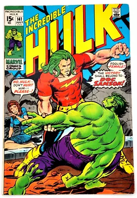 Buy The Incredible Hulk #141  (1971)  / Fn/vf /  1st Doc Samson Appearance • 197.47£