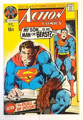 Buy Action Comics #400 W/ Superman Dc May 1971 F+ 6.5 Curt Swan Art Neal Adams-c • 12£