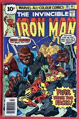Buy Invincible Iron Man #88 Blood Brothers Appearance UK Price Variant (1976) Marvel • 5.95£