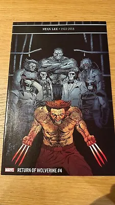Buy Return Of Wolverine #4 | Stan Lee Banner | Variant Cover • 3£