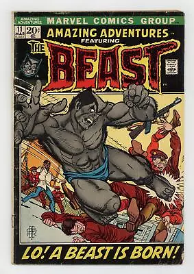 Buy Amazing Adventures #11 GD/VG 3.0 1972 1st App. Beast In Mutated Form • 66.36£