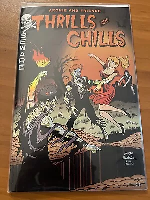 Buy Archie Thrills And Chills #1 Beware 1954 Orange LE FOIL Variant  Zombie Grave • 59.66£