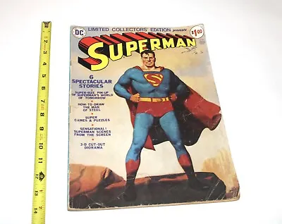 Buy DC Comics Limited Collectors Edition Superman C-31 Nov 1974 Giant Size Book  13” • 35.49£