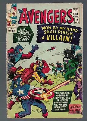Buy Marvel Comics Avengers 15  Enchantress Appearance S  1965 VG- 3.0 • 49.99£